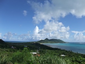 玉取崎展望台から北側の景色